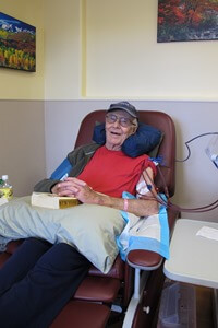 Charlie Terrill, 86, of Buena Vista was the first patient treated at Heart of the Rockies Dialysis Center.