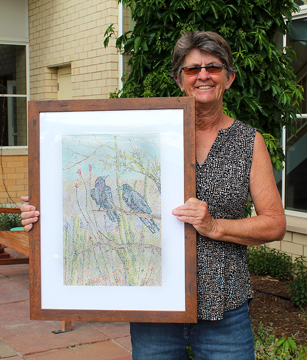 HRRMC displays watercolor paintings of Louise Medved