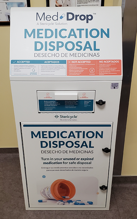 medication disposal drop off kiosk